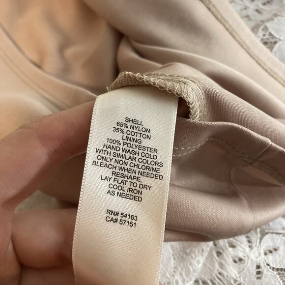 Eliza J Women's Ivory Lace Sheath Size 20W Summer Cocktail Party Fairy Ethereal - Picture 6 of 11